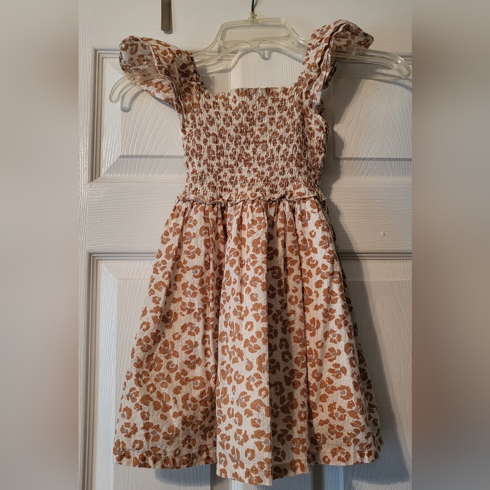 Cheetah Print Grils Dress